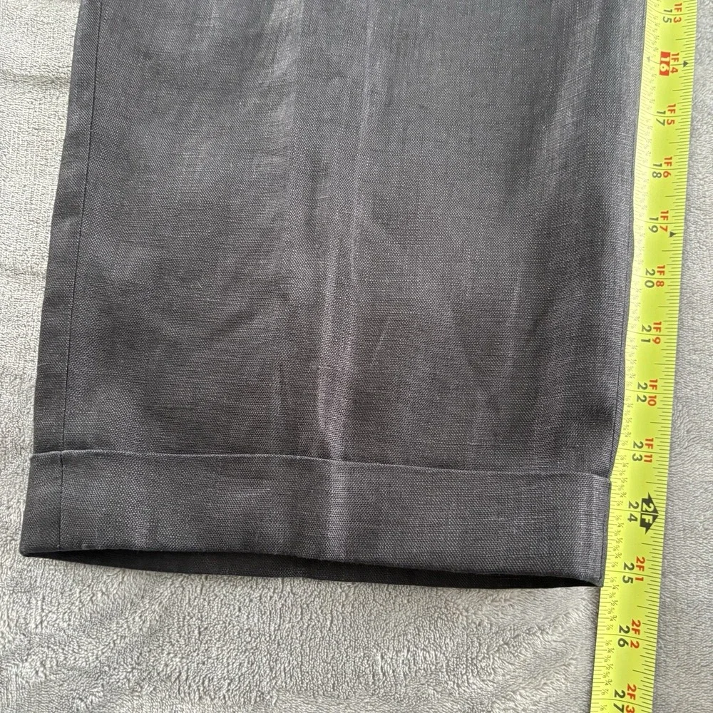 Mens Gray Pleated Dress Pants Trousers Career‎ Office Business Casual Size 38